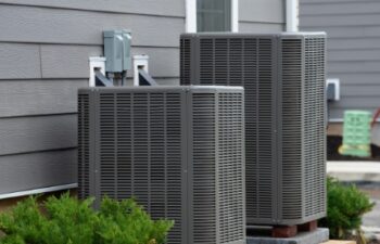 Air Conditioner Near The House