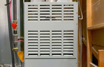 a gas furnace